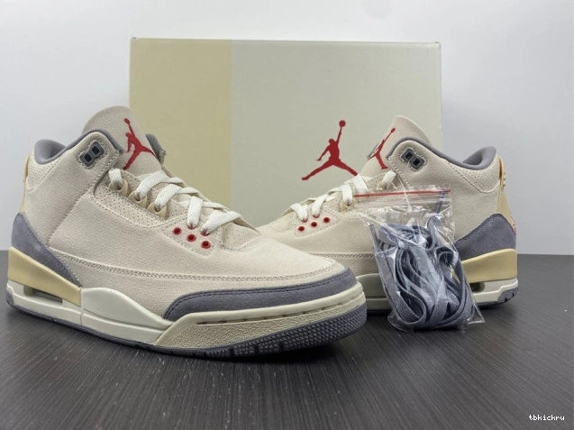 Reps TBkick 3 Jordan Retro Air DH7139-100 Muslin 0817
